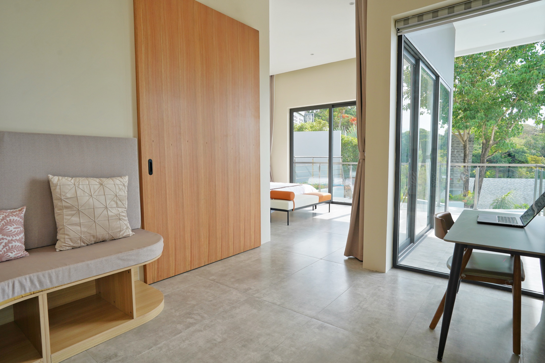 Green Lotus interior or living area