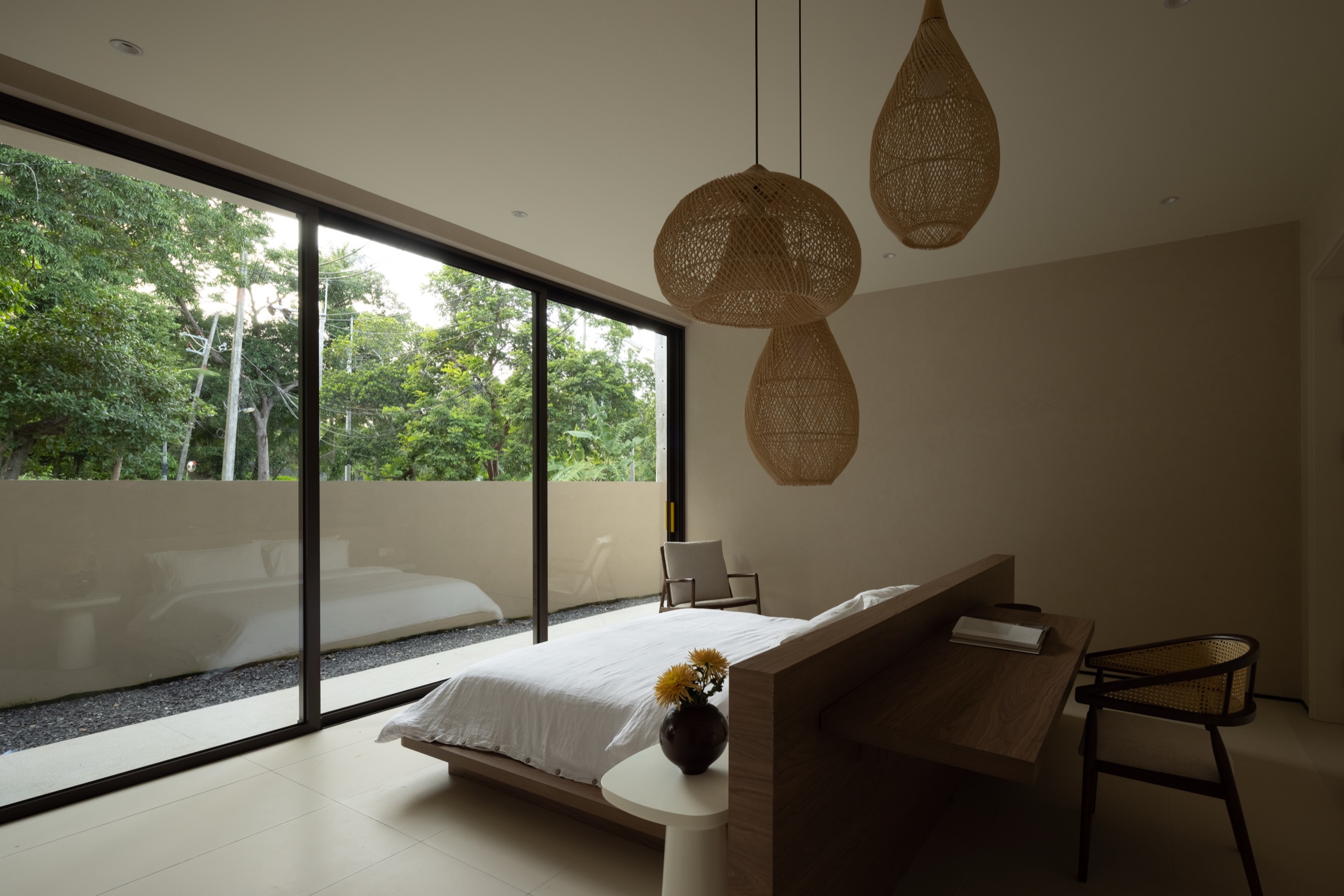 KW³ Garden Residence pool and outdoor area