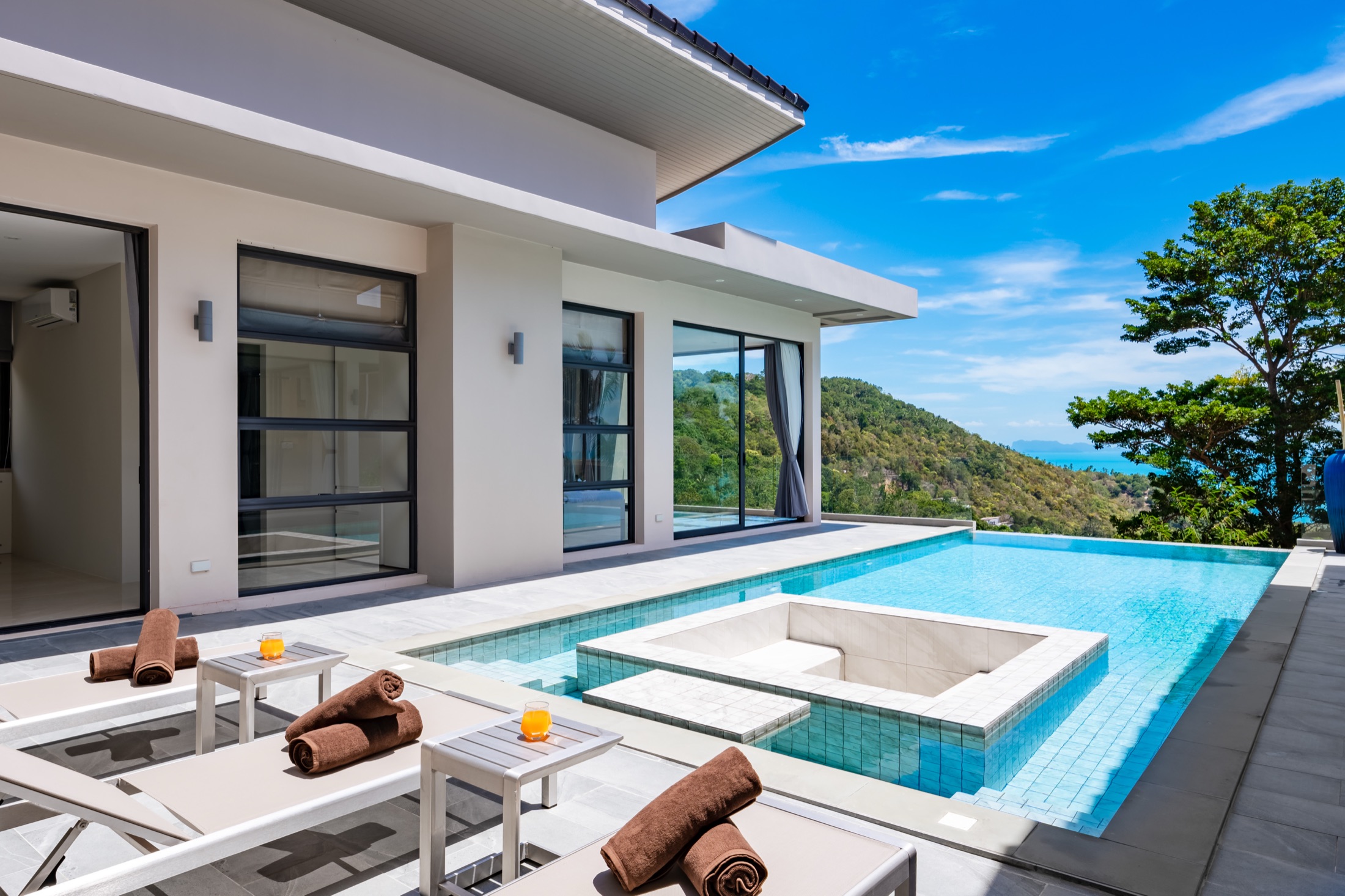 Pure Villa interior or living area